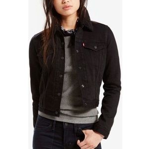 Levi’s Thermore Denim Jacket Size XL Sherpa Collar Quilted